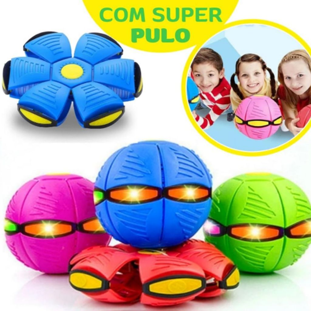 Bola Mágica Voadora – Disco que Vira Bola com LED