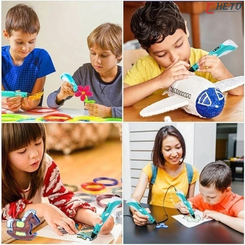 Caneta Mágica 3D com Kit de Filamento 9M