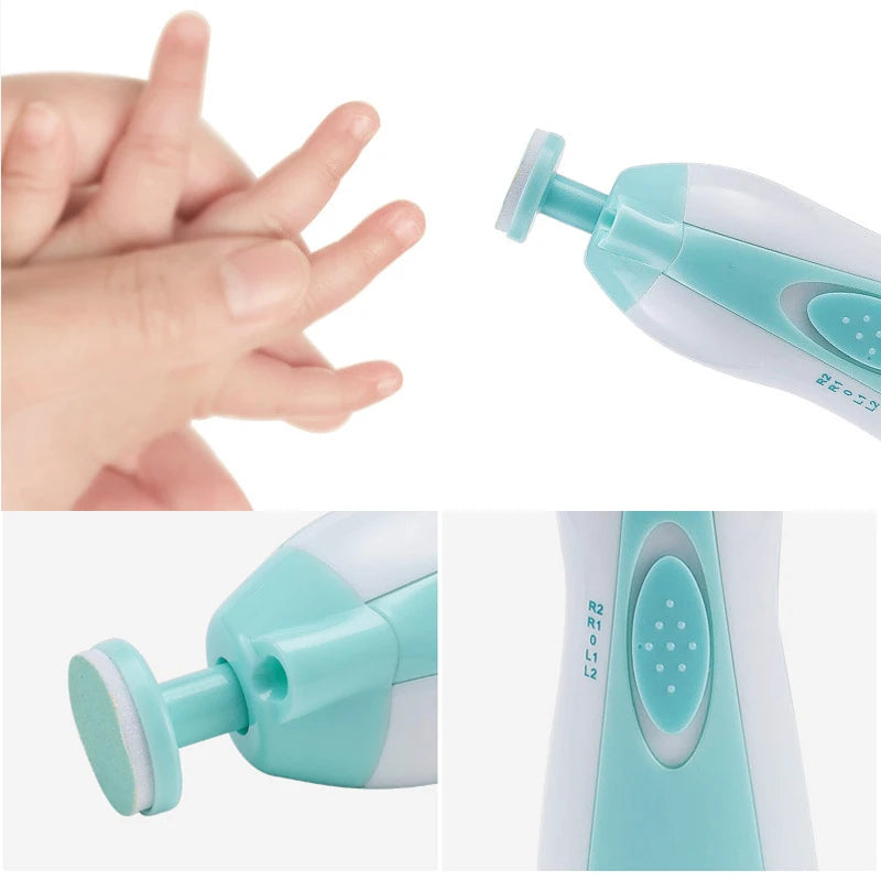Aparador Elétrico de Unhas para Bebês – Sem Risco e Prático