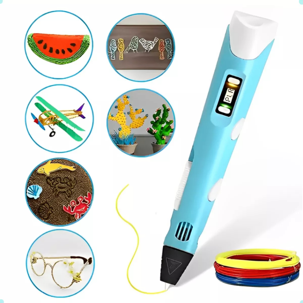Caneta Mágica 3D com Kit de Filamento 9M