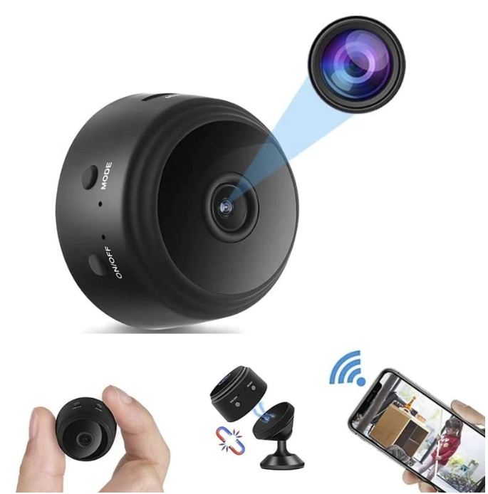 Mini Câmera para Monitorar Bebê com Wi-Fi – Segurança e Tranquilidade 24h