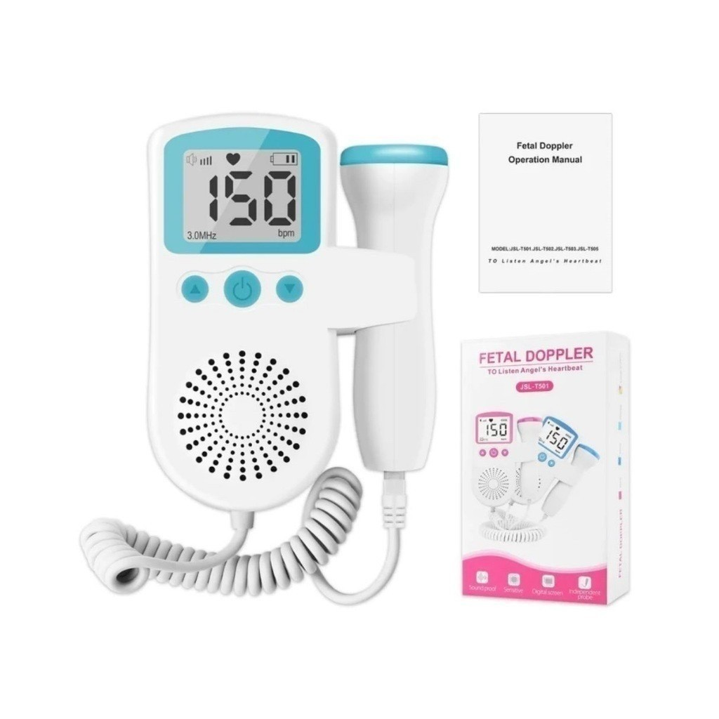 Monitor de Batimentos Cardíacos para Bebê- Doppler Fetal