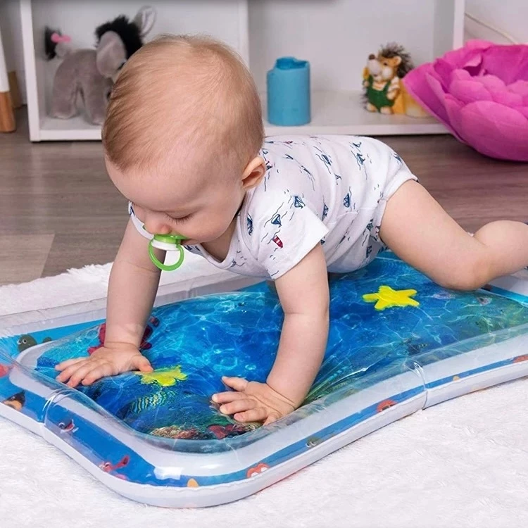 Tapete de água interativo para bebê