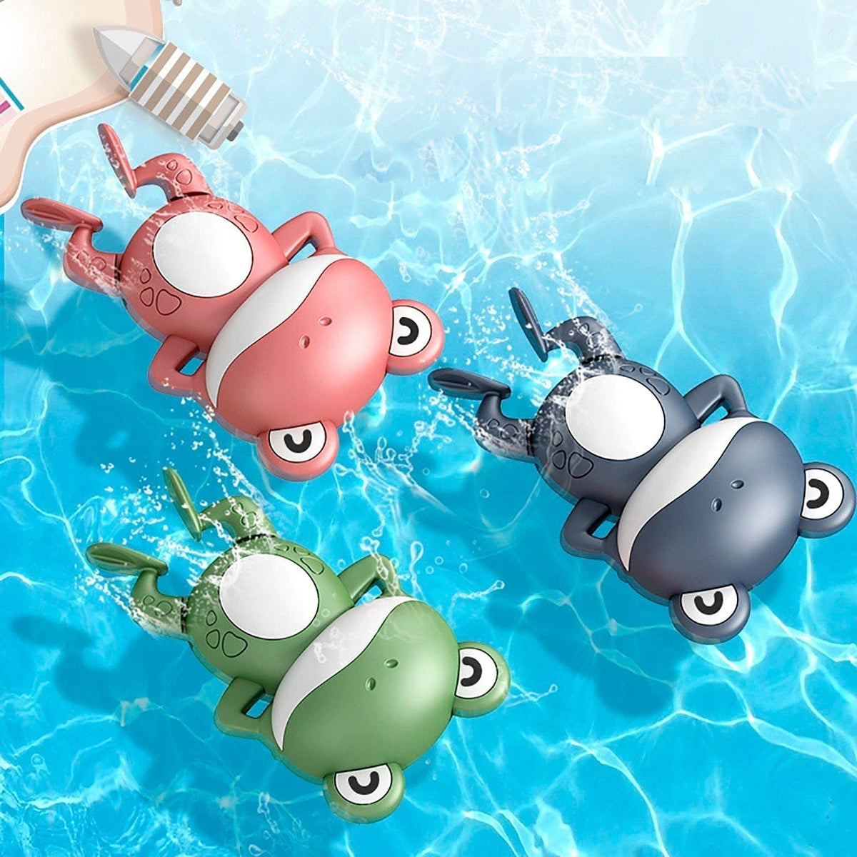 Sapinho Nadador: Diversão Aquática para Crianças