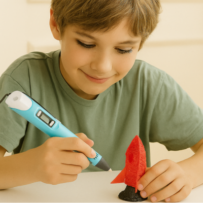 Caneta Mágica 3D com Kit de Filamento 9M