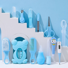 Kit com 13 Peças para Cuidados Com o Bebê 