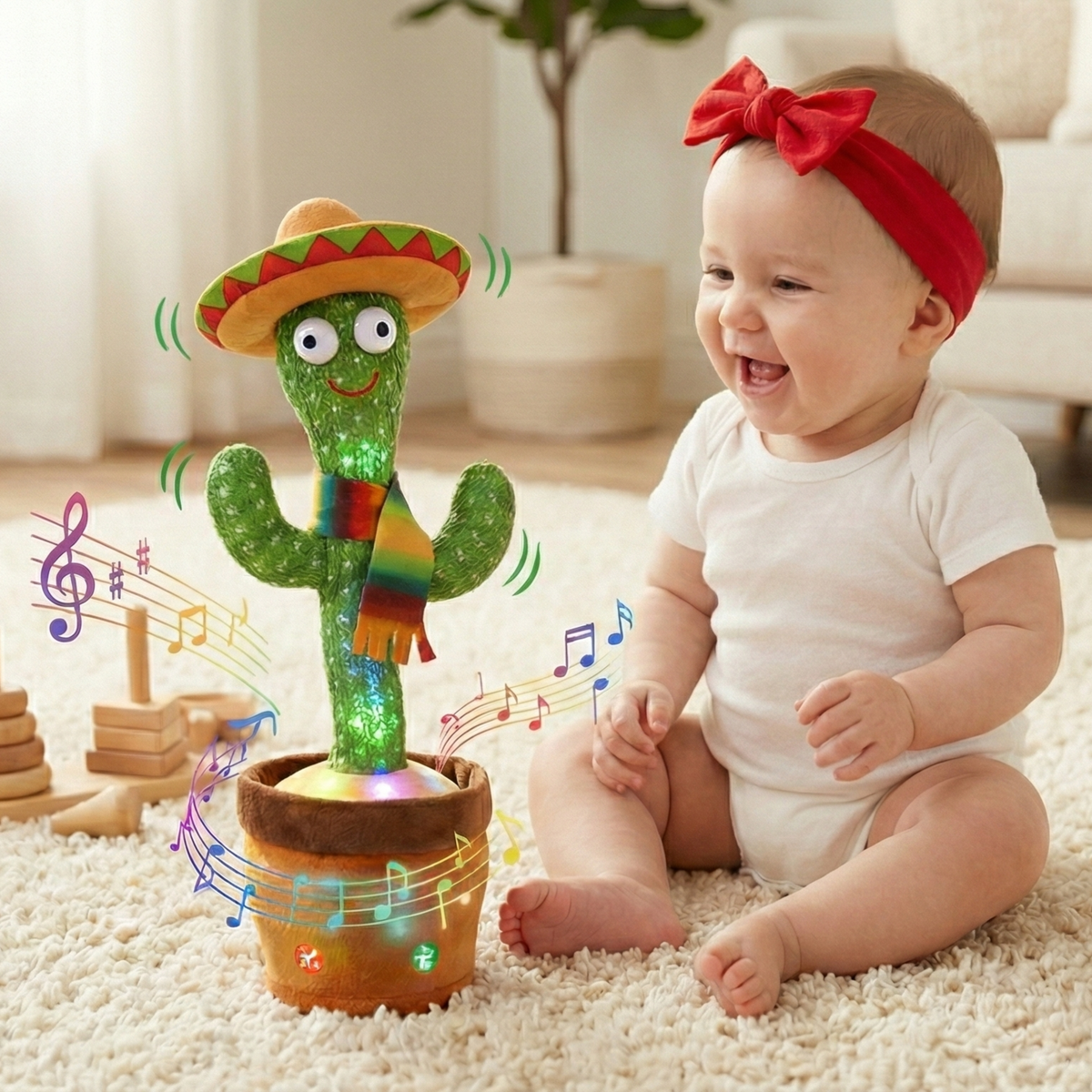 Cacto Dançante para Bebê