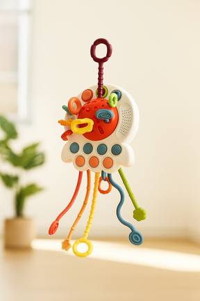 Polvo Divertido – Brinquedo Educativo para Bebês