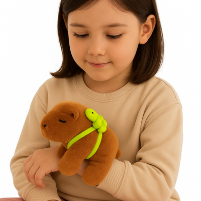 Pulseira Capivara Pelúcia- Capylove