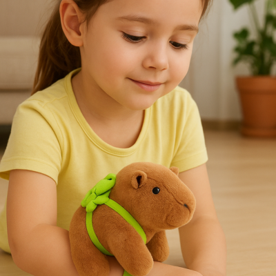 Pulseira Capivara Pelúcia- Capylove