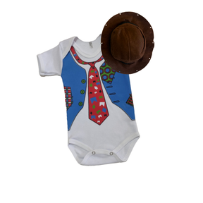 Body bebê mêsversário - Fantasia Infantil - Body com touca