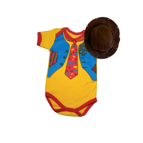 Body bebê mêsversário - Fantasia Infantil - Body com touca