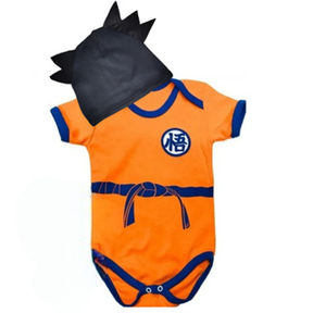 Body bebê mêsversário - Fantasia Infantil - Body com touca