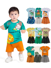 Kit Sortido 10 Peças de Roupas Bebê Menino Infantil (5 conjuntos) Ou 6 Peças de Roupas Bebê Menino Infantil(3 conjuntos)