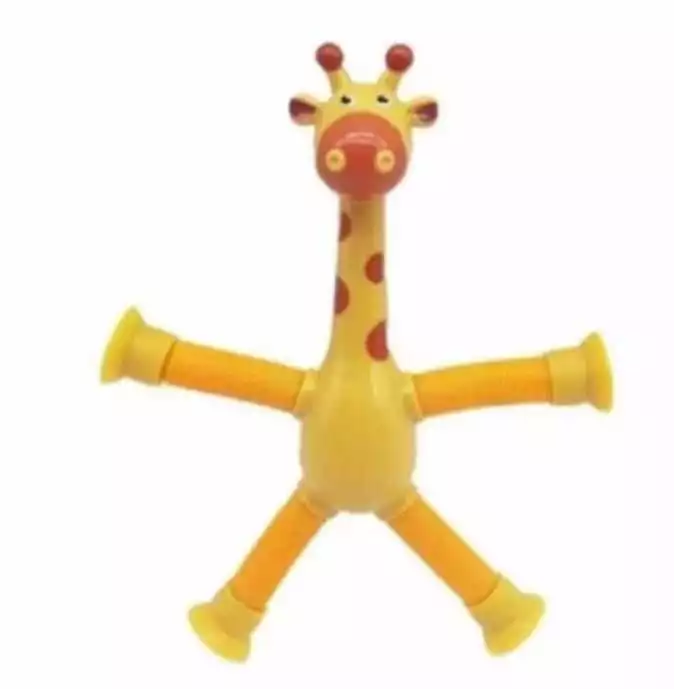 kit 4 girafas estica e gruda com led