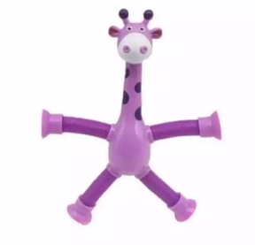 kit 4 girafas estica e gruda com led