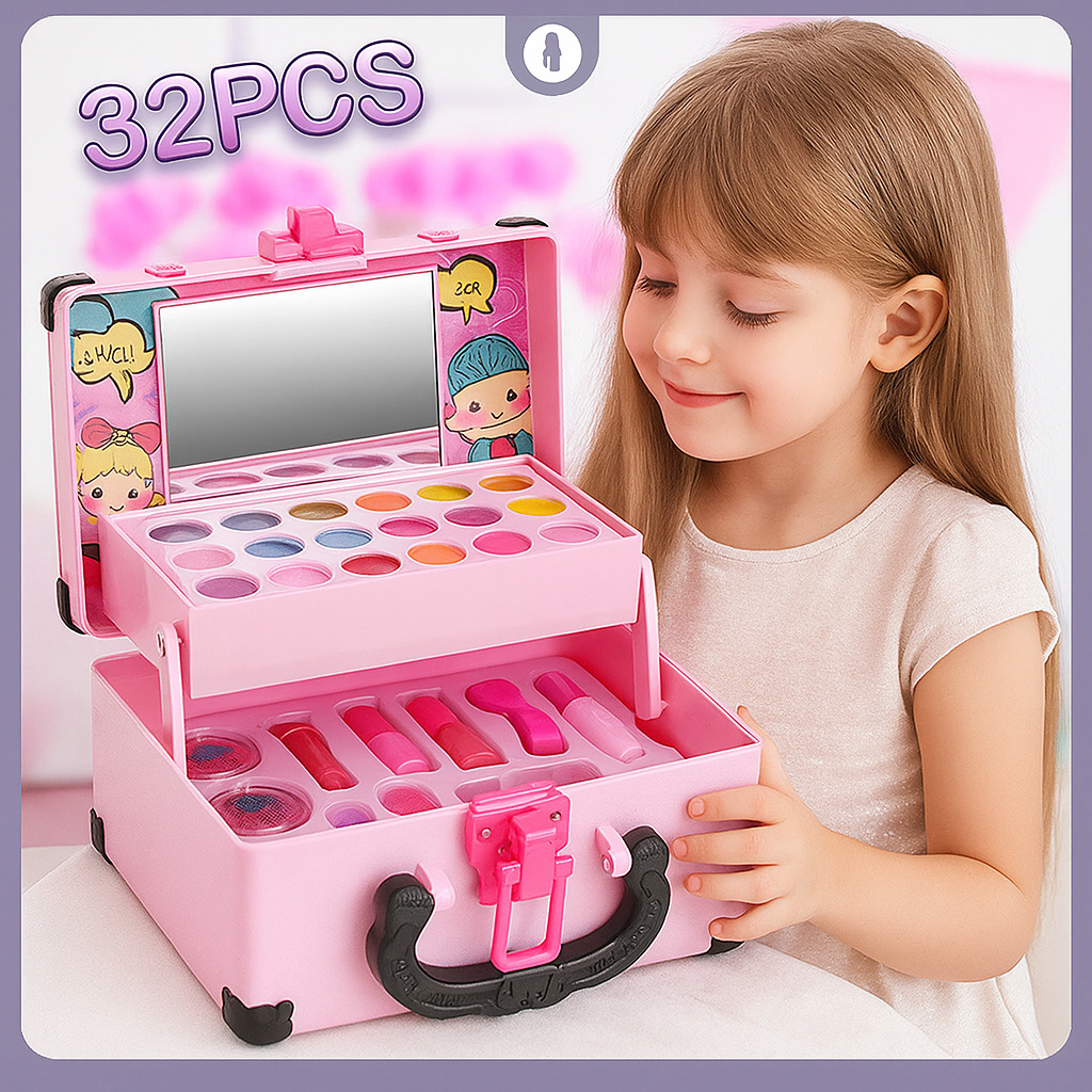 maleta de maquiagem infantil
