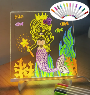 Quadro Mágico Infantil Iluminado