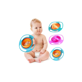 Prato Mágico Infantil Bebê Giratório 360º Alimento Não Cai