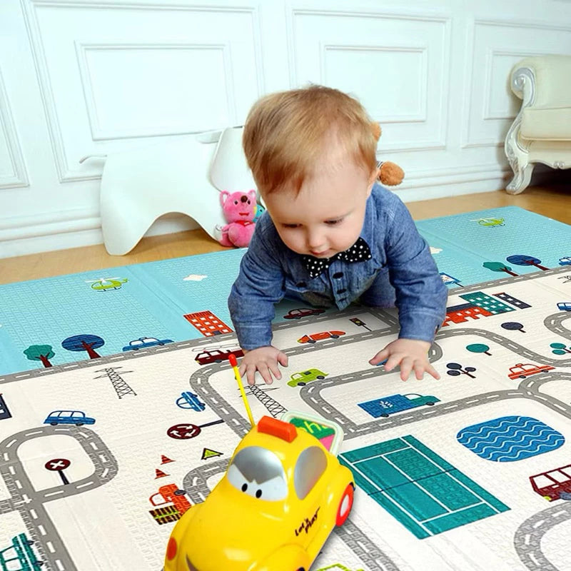 Tapete Infantil Dupla Face para Bebê: Atividades, Conforto e Diversão